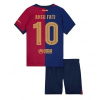 Barcelona Ansu Fati #10 Replica Home Minikit 2024-25 Short Sleeve (+ pants)